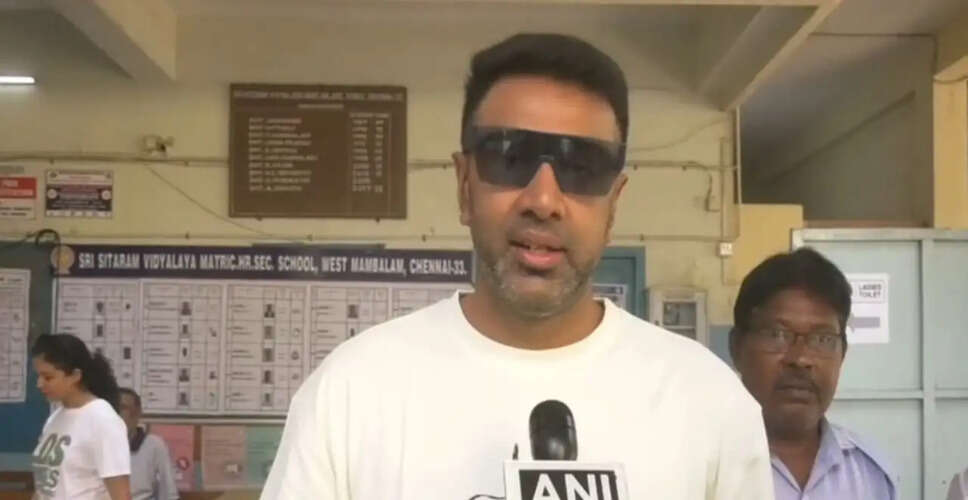 Ravichandran Ashwin Votes in Tamil Nadu Assembly Elections