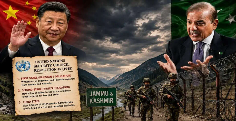 China Reaffirms Support for Pakistan on Kashmir During Shehbaz Sharif's Visit