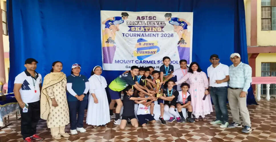 Mount Carmel School Hosts Thrilling CISCE Zonal Skating Competition
