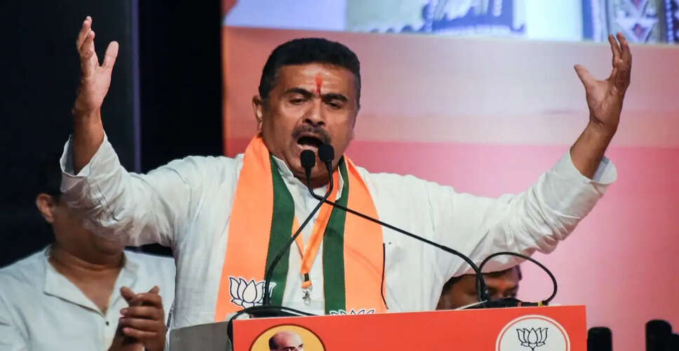 Suvendu Adhikari Elected as BJP Legislative Leader, Promises Fearless Governance in West Bengal