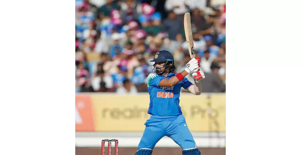 KL Rahul's Century Leads India to 284 Against New Zealand in Second ODI