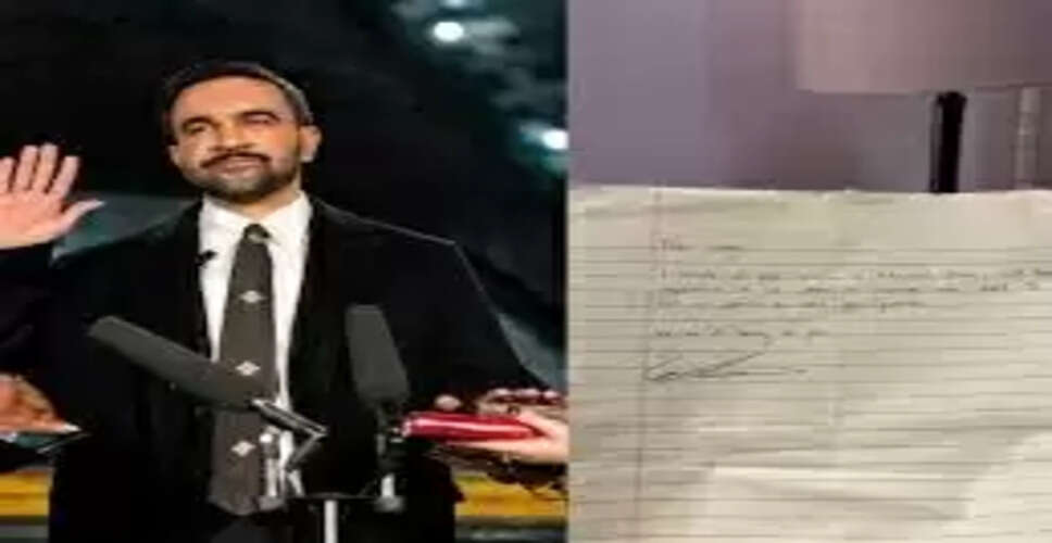 What Did NYC Mayor Zohran Mamdani Write to Activist Umar Khalid?