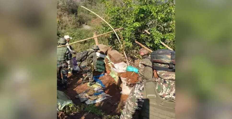 Security Forces Target Illegal Bunkers in Manipur Amid Ongoing Violence