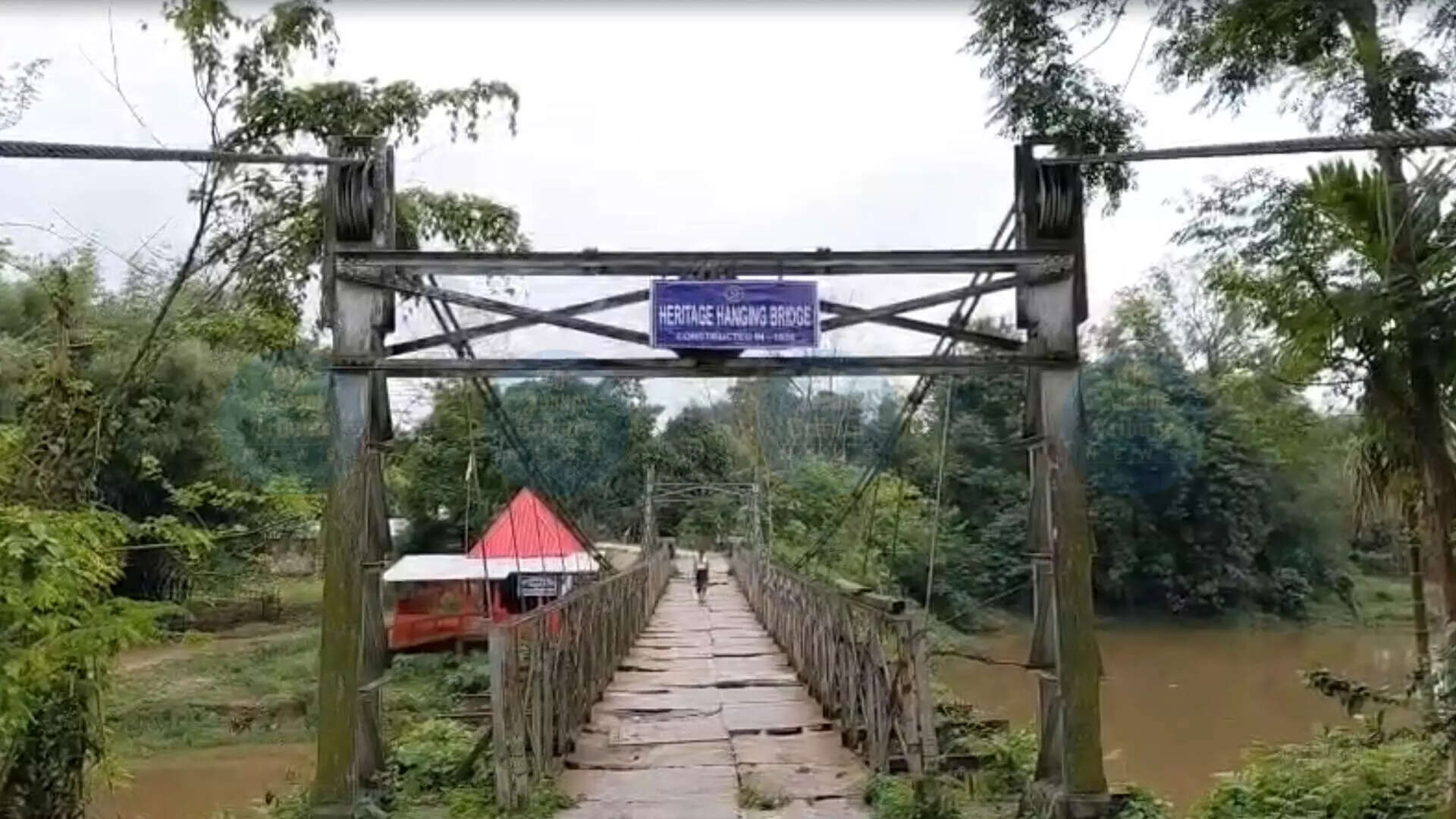 Historic Hanging Bridge in Assam Faces Imminent Collapse