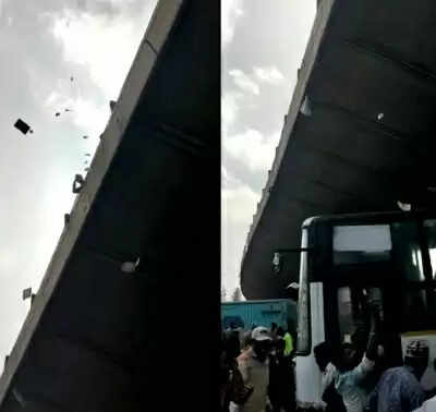 Man flings currency notes off Bengaluru flyover, faces case