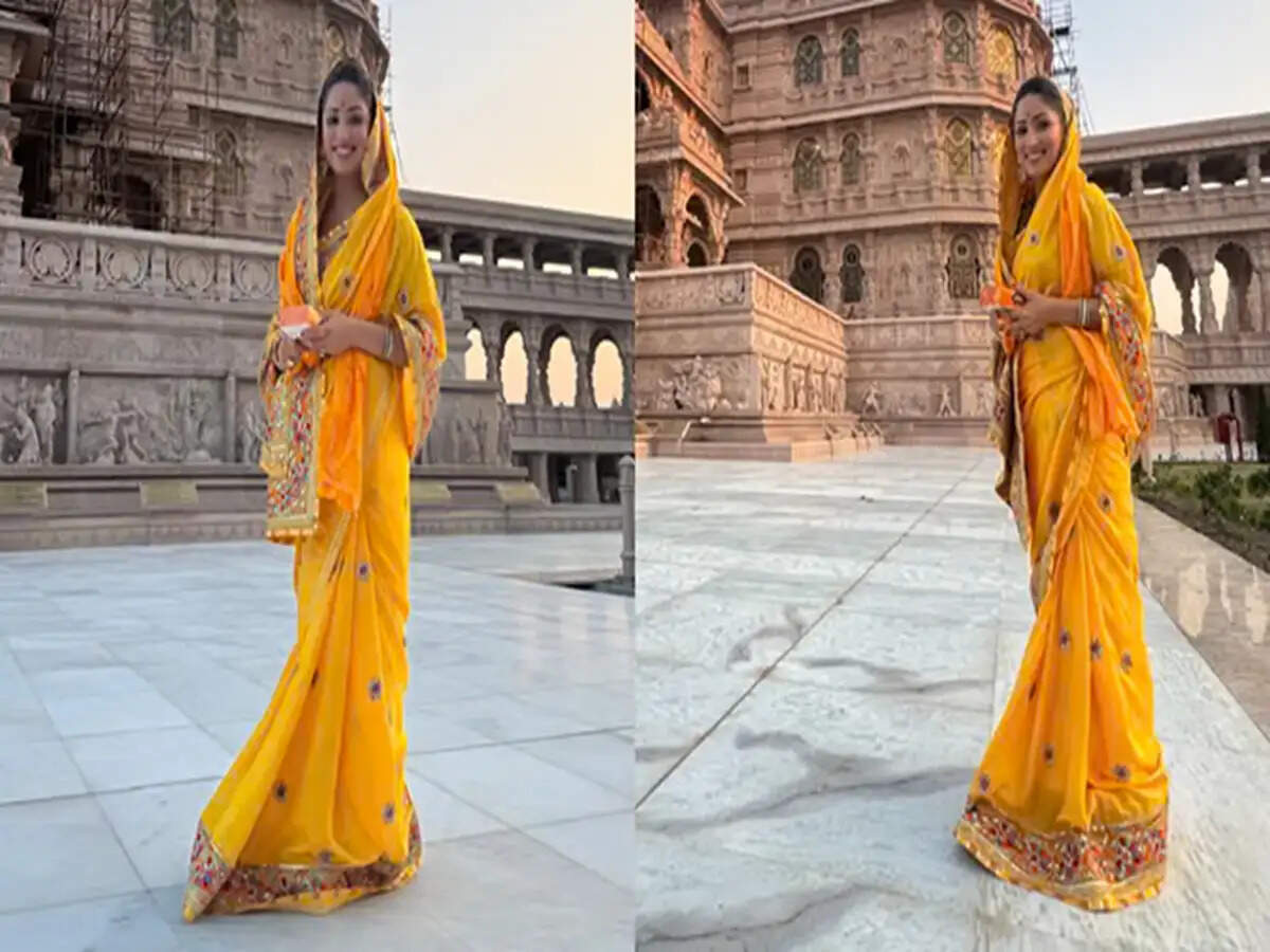 Yami Gautam Visits Ayodhya Before 'Nayi Naveli' Release