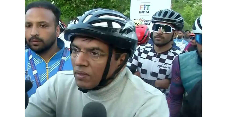 Srinagar Hosts Fit India Cycle Rally to Encourage Fitness Culture