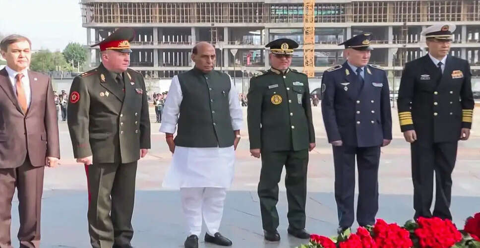Rajnath Singh Engages in Talks with Chinese Counterpart in Bishkek