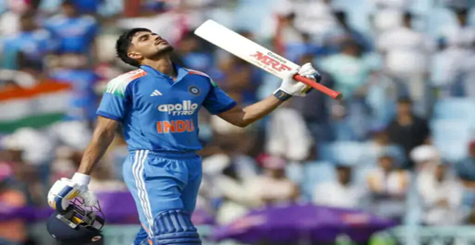 India Announces ODI Squad Against England with Shubman Gill as Captain