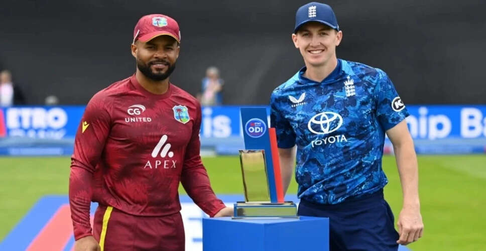 Traffic Delays Toss for West Indies vs England ODI at Kennington Oval