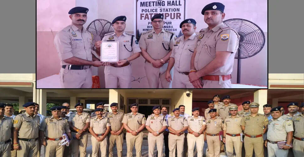 Nurpur Police Conducts Monthly Crime Review Meeting