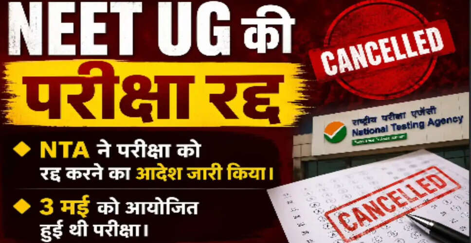 NEET UG 2026 Exam Cancellation Sparks Outrage Over Alleged Paper Leak