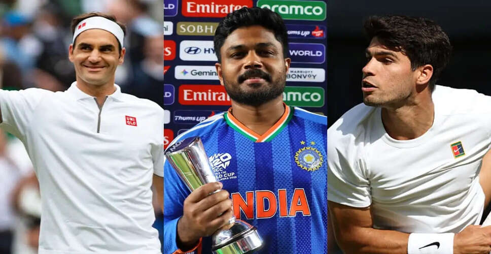 Sanju Samson Draws Intriguing Comparisons Between Cricket Legends and Tennis Stars Ahead of Wimbledon 2026