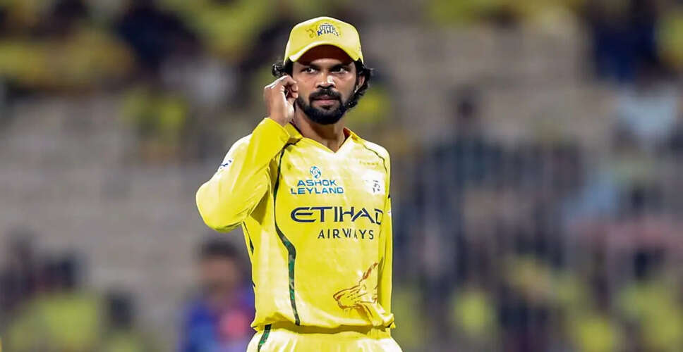 Ruturaj Gaikwad Faces Criticism After CSK's IPL Defeat to Punjab Kings