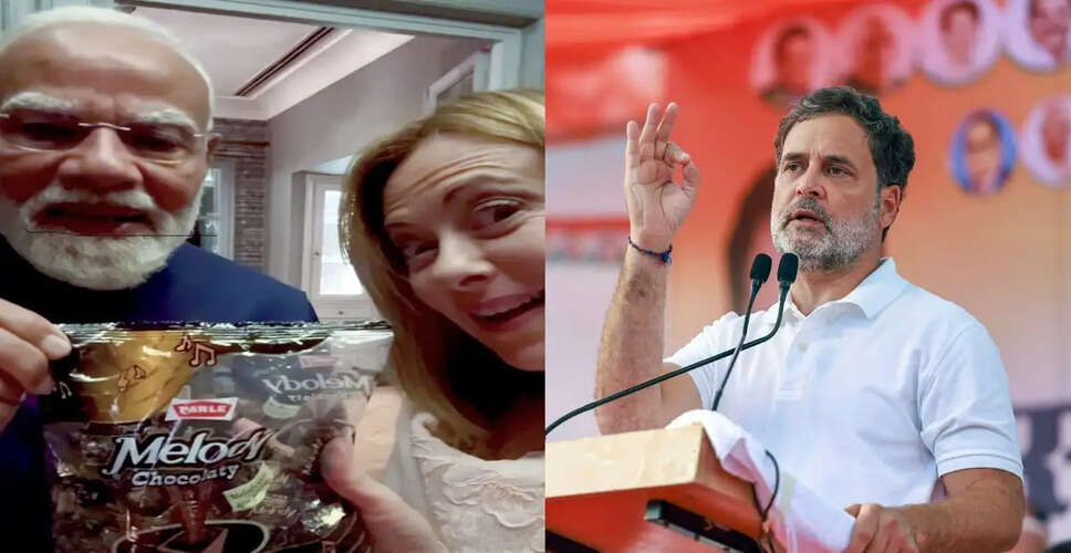 Rahul Gandhi Criticizes PM Modi Amid Italy Visit and Viral Video