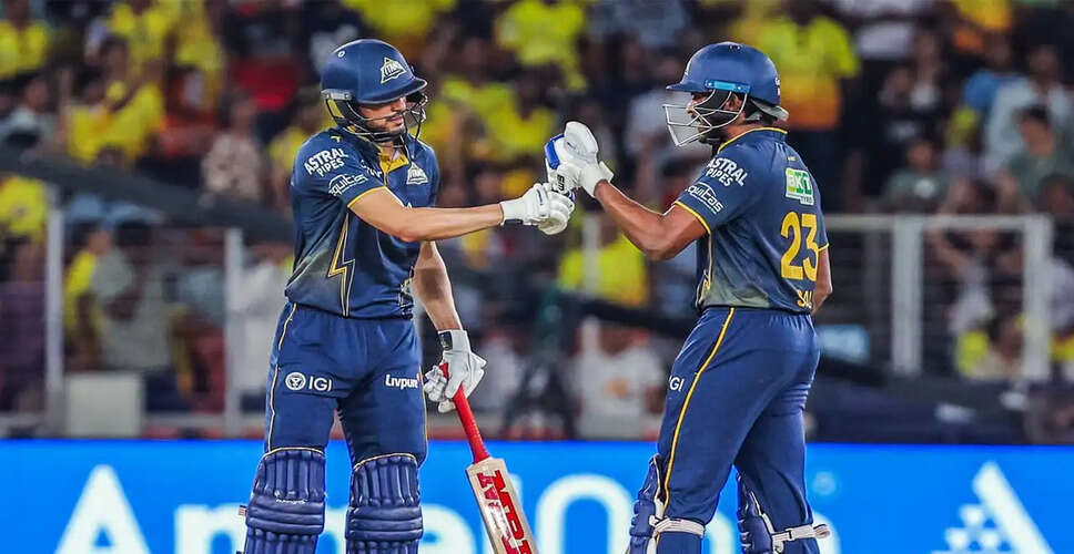 Shubman Gill and Sai Sudharsan Shine as IPL's Second-Highest Opening Pair
