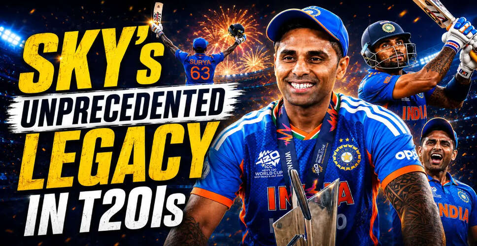 Suryakumar Yadav: A T20I Legend's Remarkable Journey