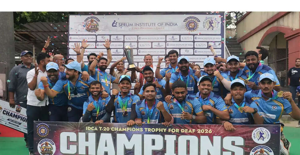 India B Team Triumphs in Inaugural T20 Champions Trophy for Deaf Cricket