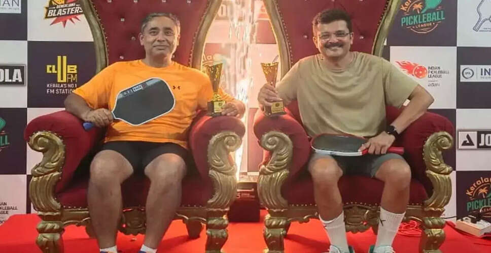 Chintan Sheth and Nilesh Desai Claim 50+ Men&rsquo;s Doubles Title at Kerala Open 2026