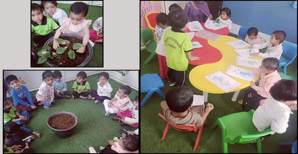Kangra's Balvatika Play School Celebrates Earth Day with Enthusiasm