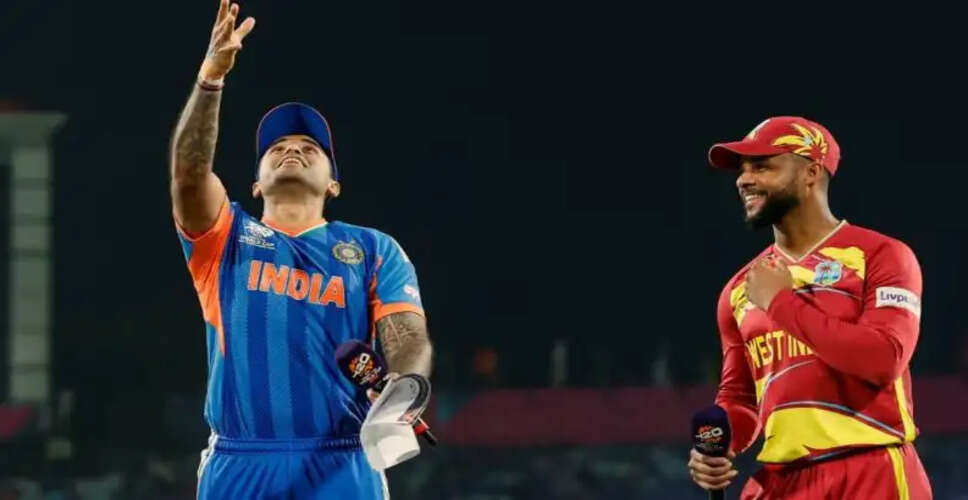 India's Crucial T20 World Cup Clash: Skipper Suryakumar Yadav Chooses to Bowl First Against West Indies