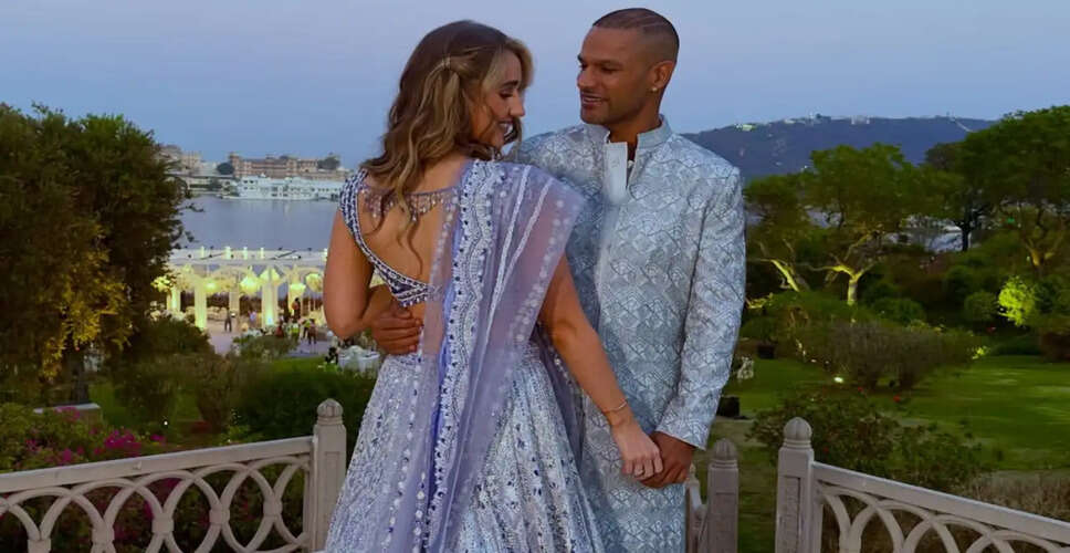 Shikhar Dhawan Officially Registers Marriage with Sophie Shine
