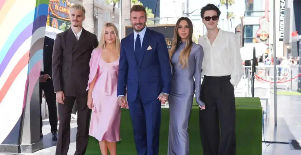 David Beckham Receives Star on Hollywood Walk of Fame