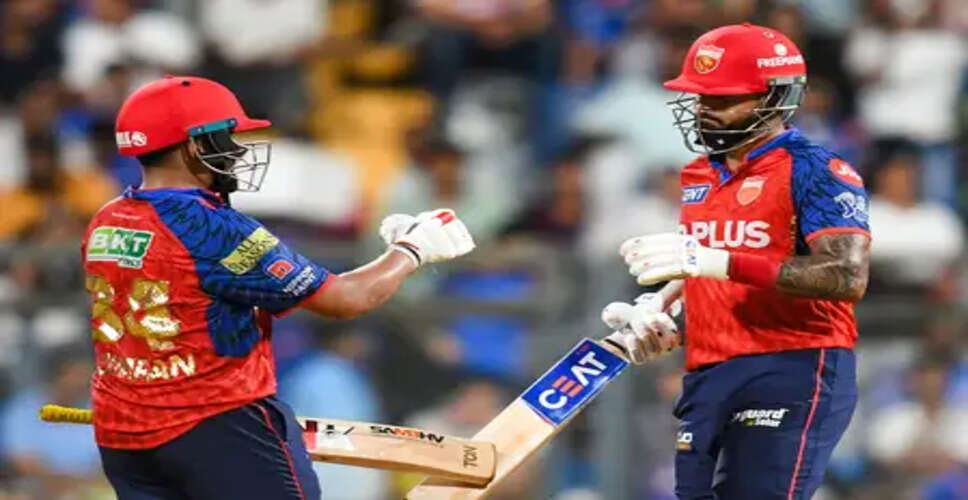 Punjab Kings Triumph Over Mumbai Indians: A Stellar Performance by Prabhsimran and Iyer