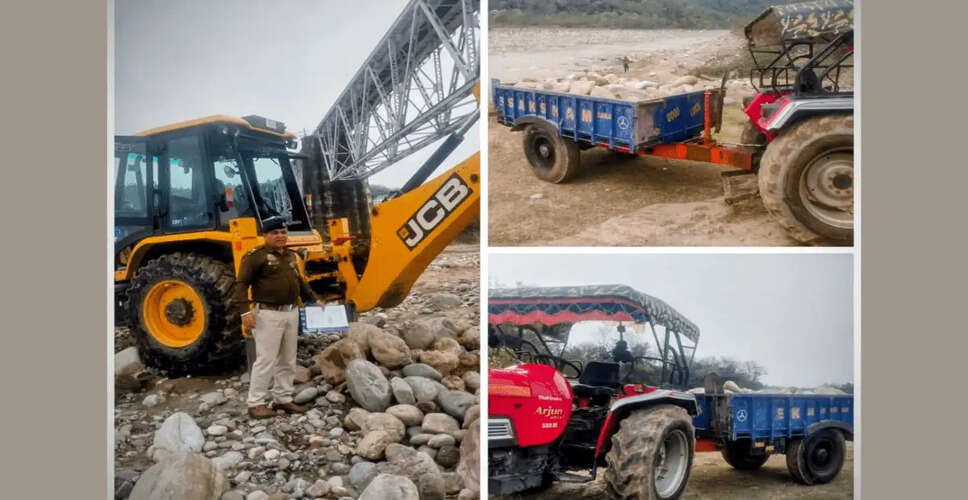 Nurpur Police Intensifies Crackdown on Illegal Mining Activities