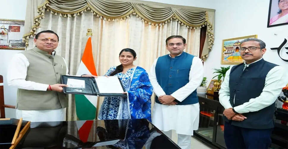 Uttarakhand CM Congratulates Local Nurse on Securing Job in Germany