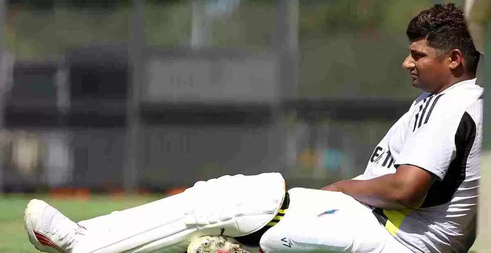 Sarfaraz Khan's Exclusion from Australia Tour Raises Eyebrows