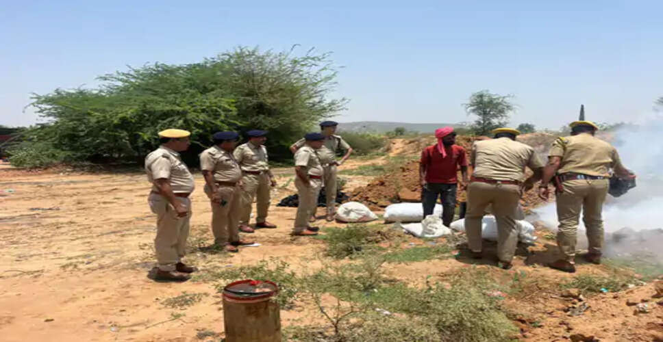 Police Destroys Narcotics Worth ₹1.24 Crore in Major Operation