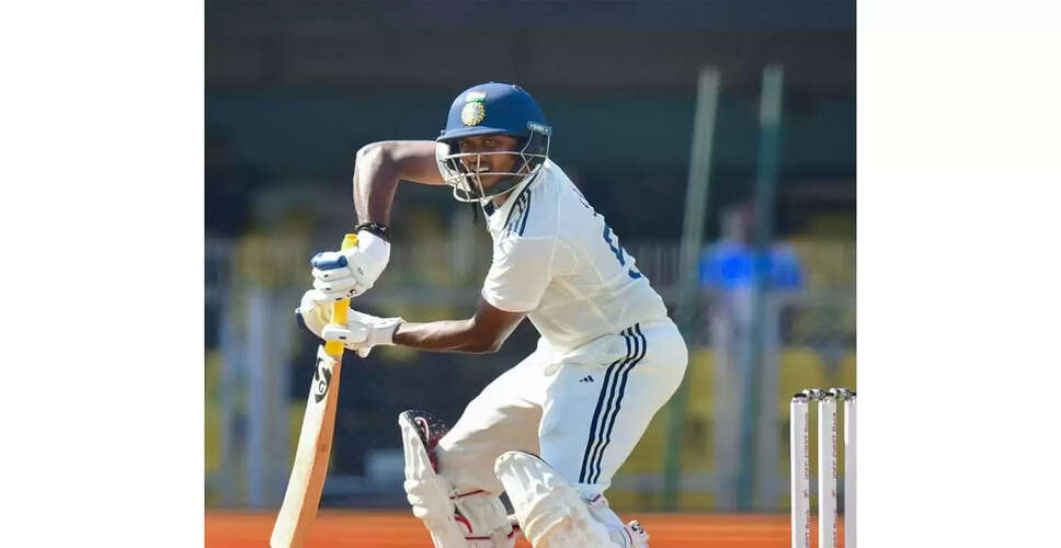 Sai Sudharsan Faces Rib Injury During Vijay Hazare Trophy Match