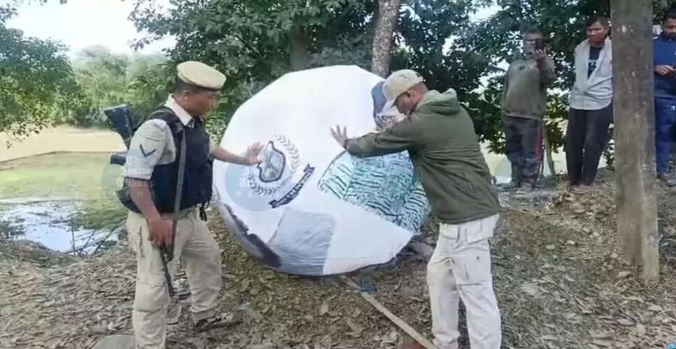 Curiosity Arises Over Balloon Found in Assam's Cachar District