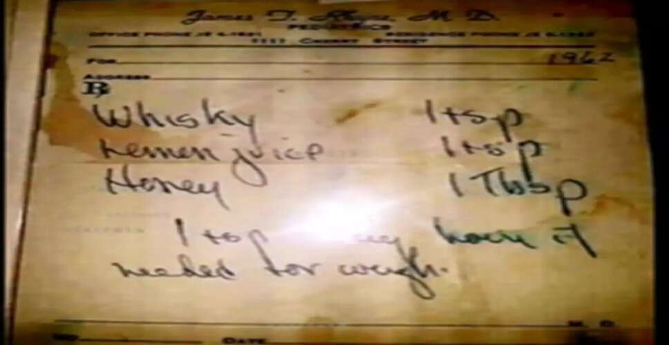 63-Year-Old Prescription Goes Viral on Social Media