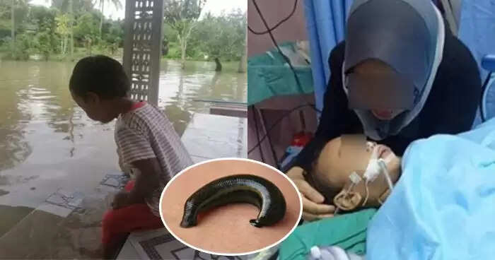Child's Near-Death Experience After Playing in Flood Water in Malaysia