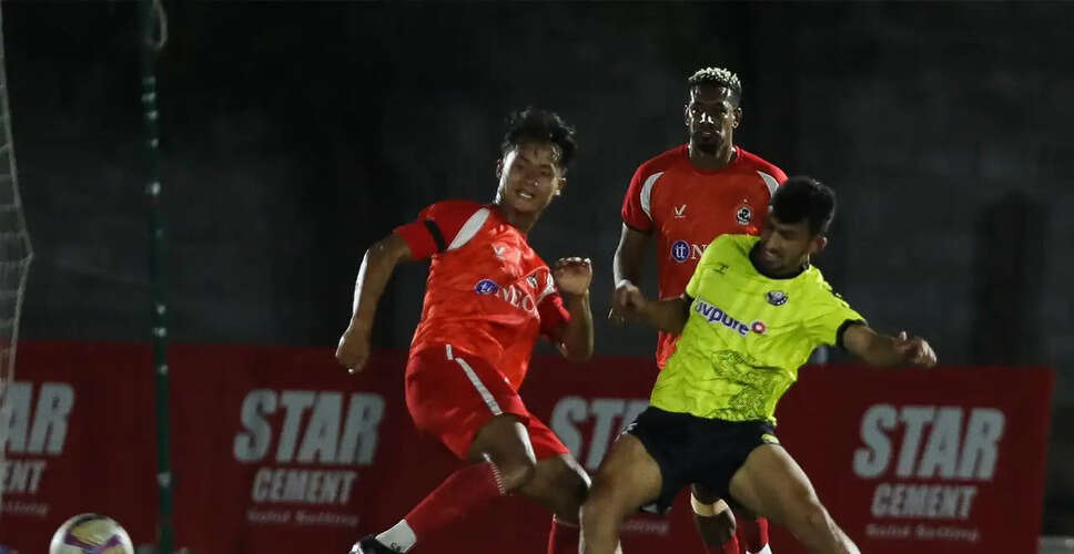 Real Kashmir FC Secures Victory Against Aizawl FC in IFL Showdown