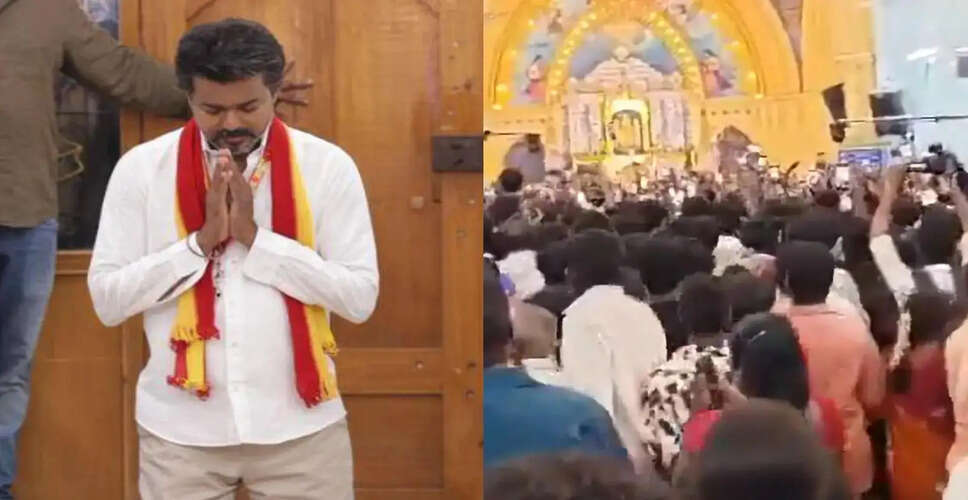 Thalapathy Vijay Fans Flock to Velankanni Shrine Amid No-Show