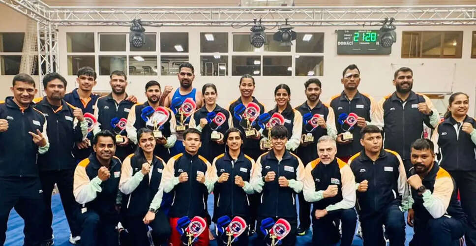 India Shines at 56th Grand Prix Usti nad Labem with 12 Medals