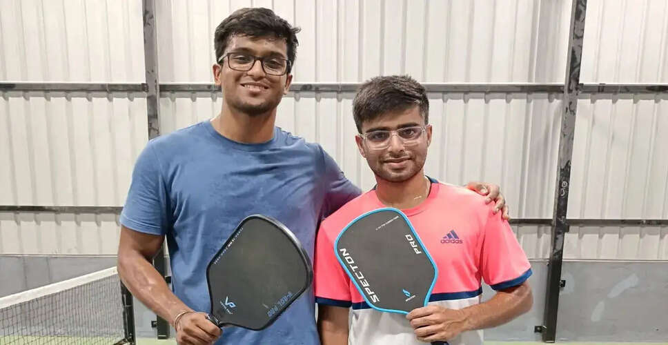 Siddharth and Aakash Triumph in Beginners Men&rsquo;s Doubles at CaP&rsquo;s Championship