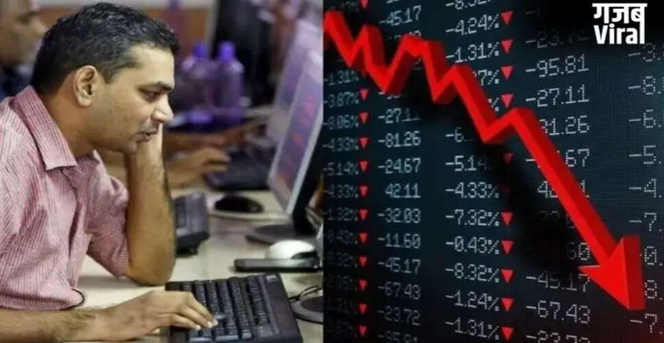Significant Decline in Indian Stock Market Amid Global Tensions