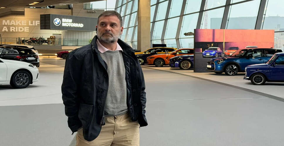 Rahul Gandhi Advocates for Boosting India's Manufacturing Sector During Germany Visit