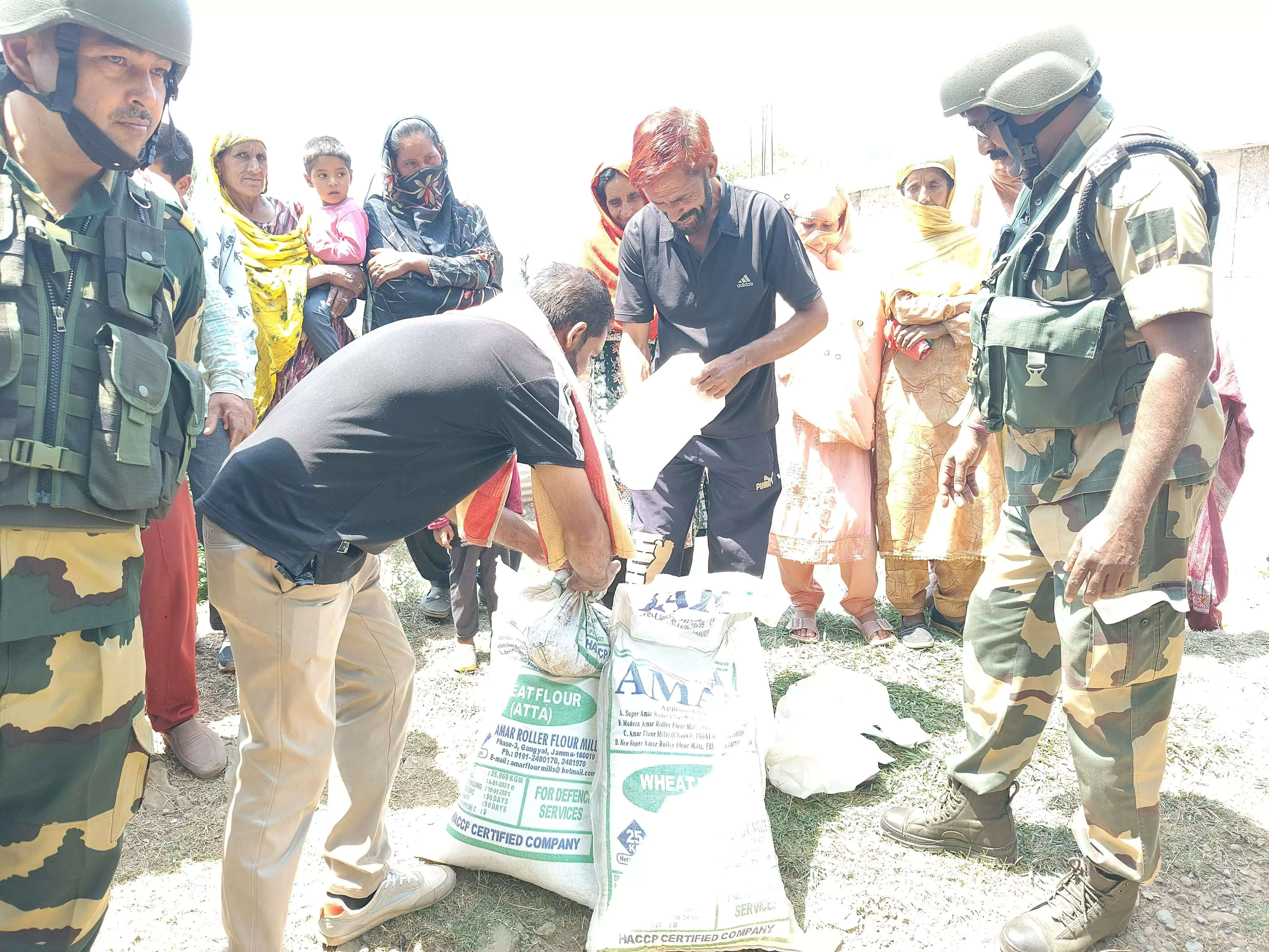 BSF Troops Extend Vital Support to Families Affected by Shelling in Rajouri