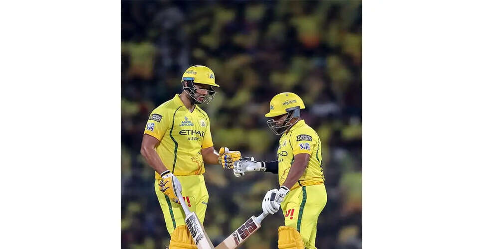 Chennai Super Kings Set High Target of 209 Runs Against Punjab Kings in IPL 2026