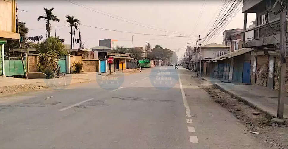 Churachandpur Observes 24-Hour Shutdown in Memory of MLA Vungzagin Valte
