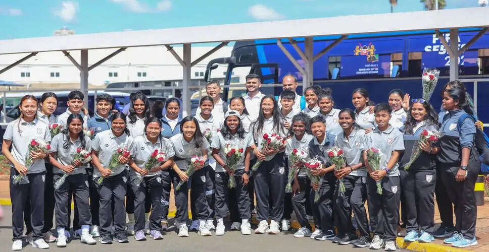 India Women's Football Team Arrives in Kenya for FIFA Series 2026