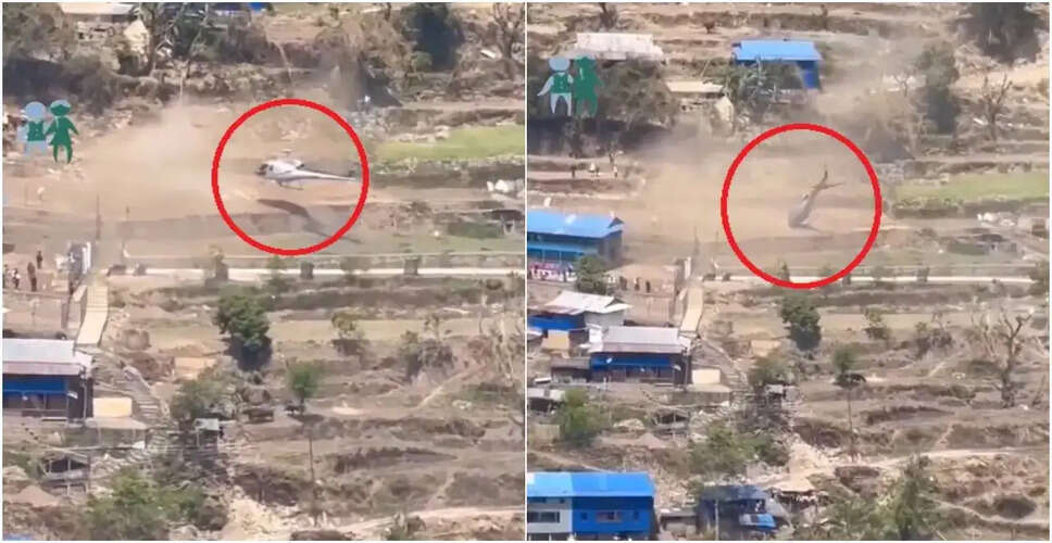 Helicopter Crash in Eastern Nepal Leaves One Injured