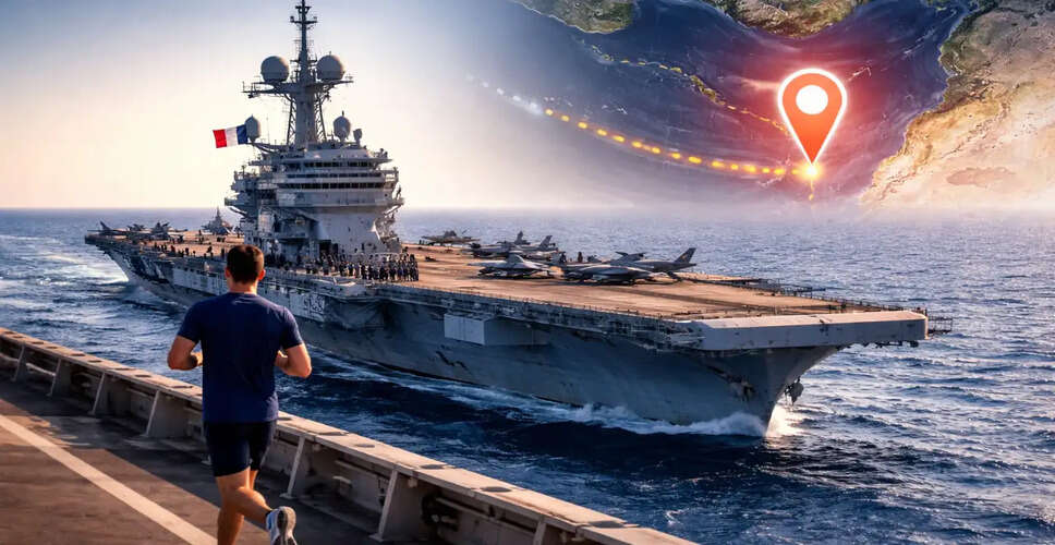 France's Charles de Gaulle Carrier Location Exposed by Fitness App Incident