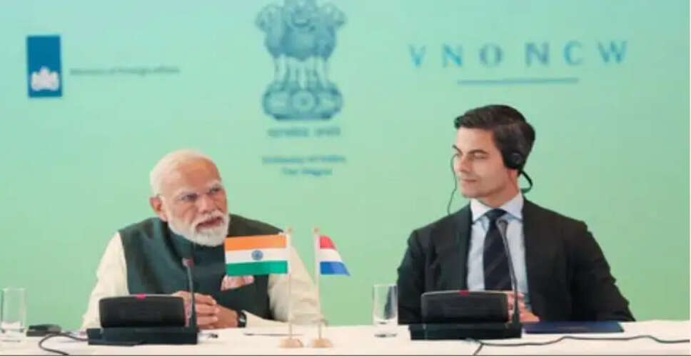 India and Netherlands Forge Strategic Partnership Amid Global Challenges