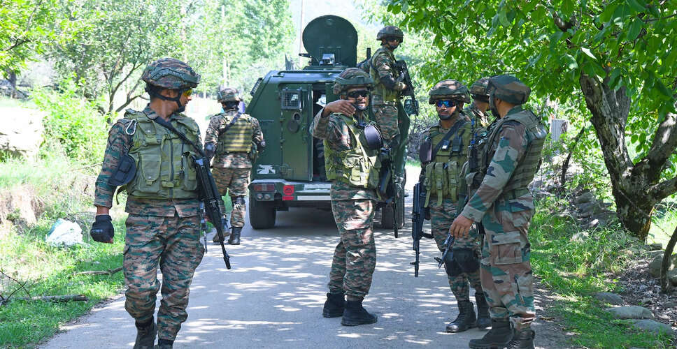 Terrorist Neutralized in Ongoing Encounter in Gandarbal, Jammu and Kashmir